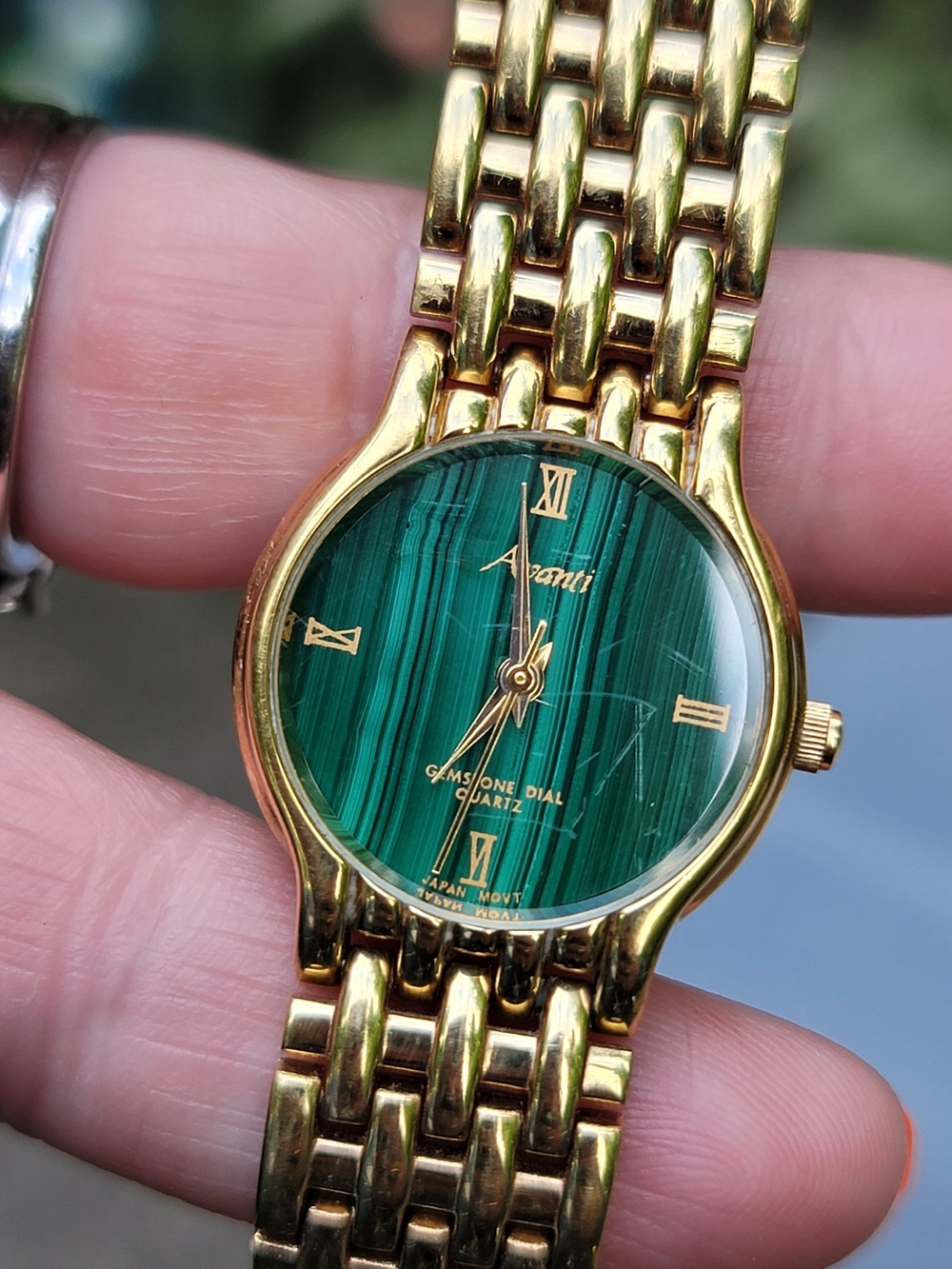Vintage Malachite AVANTI Watch - Picture 7 of 7